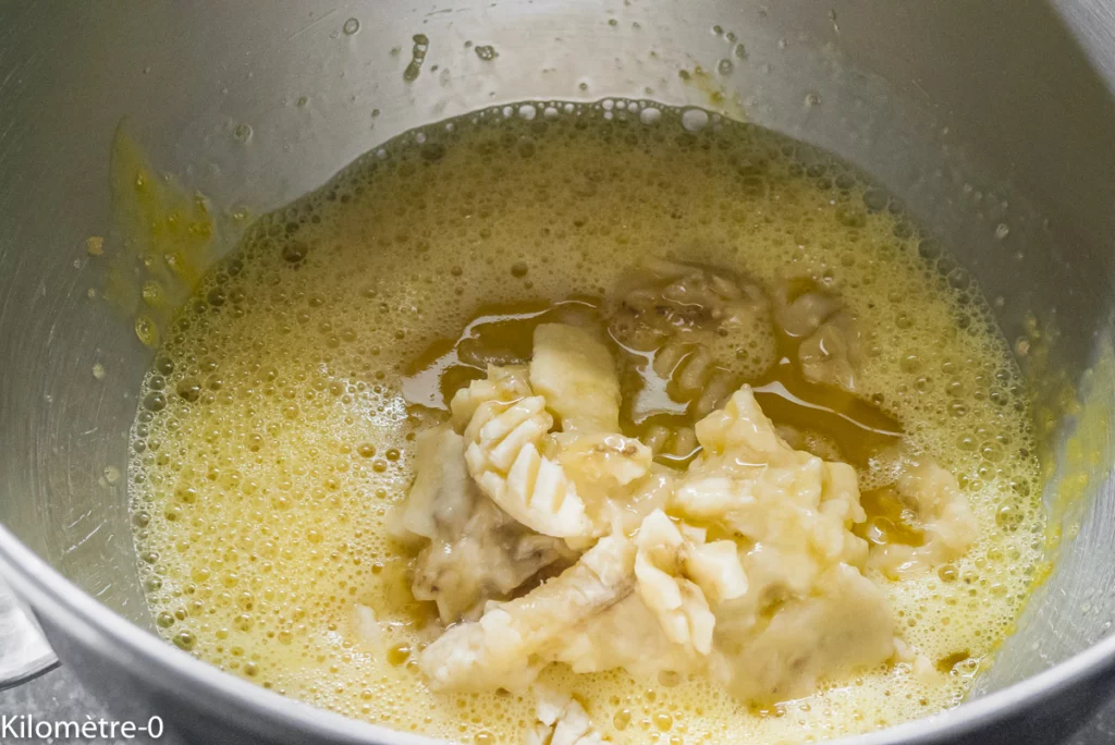 Gâteau du matin aux bananes et graines de chia - Étape 4