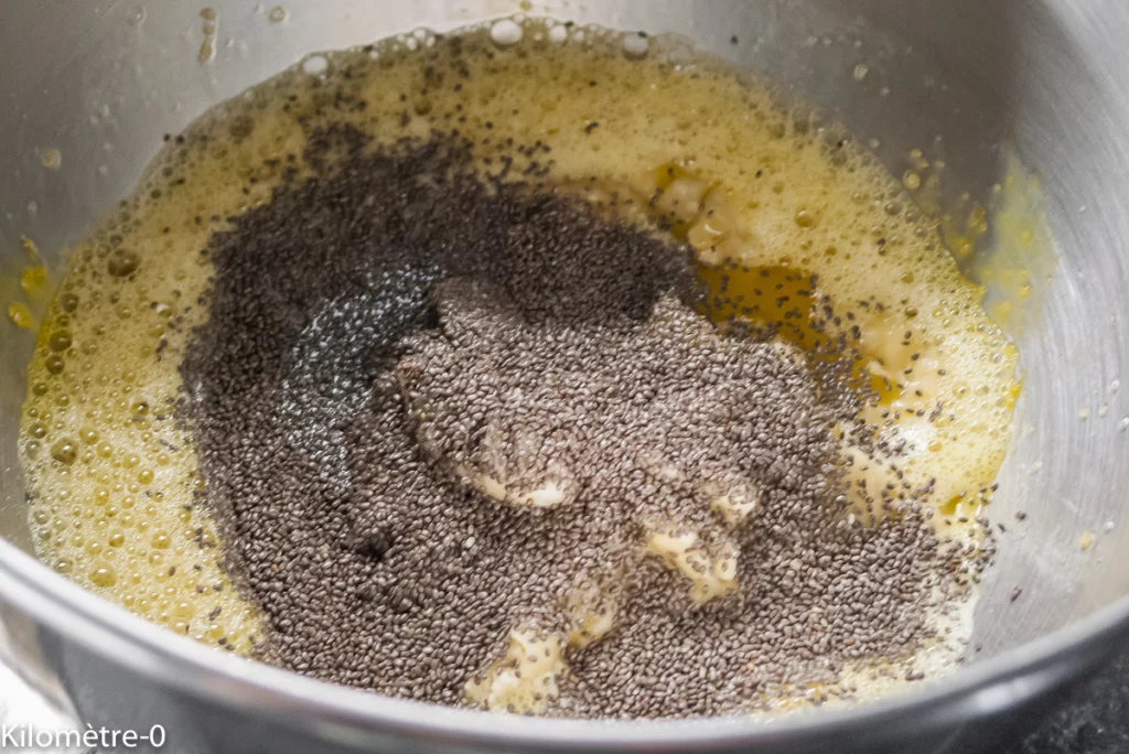 Gâteau du matin aux bananes et graines de chia - Étape 5