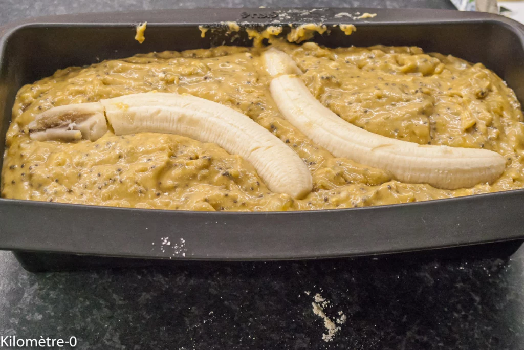 Gâteau du matin aux bananes et graines de chia - Étape 7
