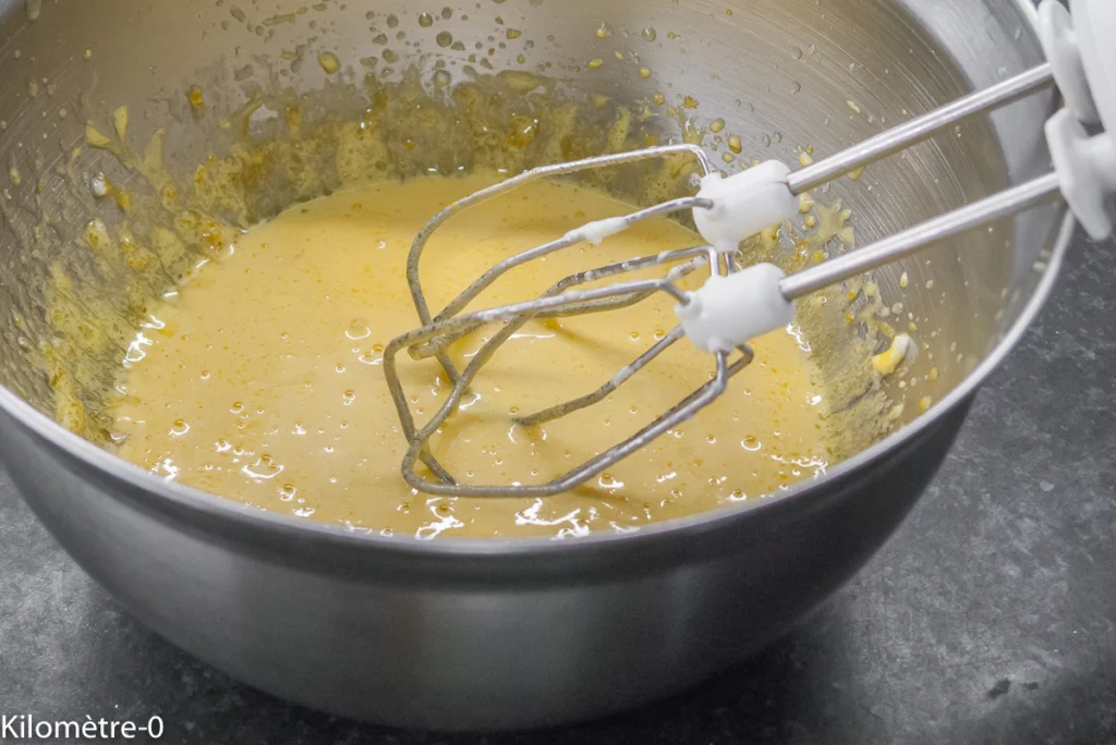 Gâteau moelleux aux framboises - Étape 3