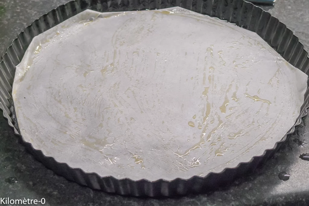 Pizza de brocolis au chorizo et emmental - Étape 4