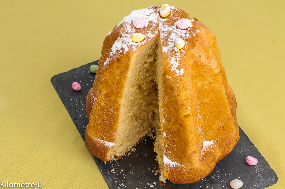 Photo de recette de pizza sucrée, brioche, dessert, Pâques, Italie centrale, citron zeste, pascale, Kilomètre-0, blog de cuisine réalisée à partir de produits de saison et issus de circuits courts