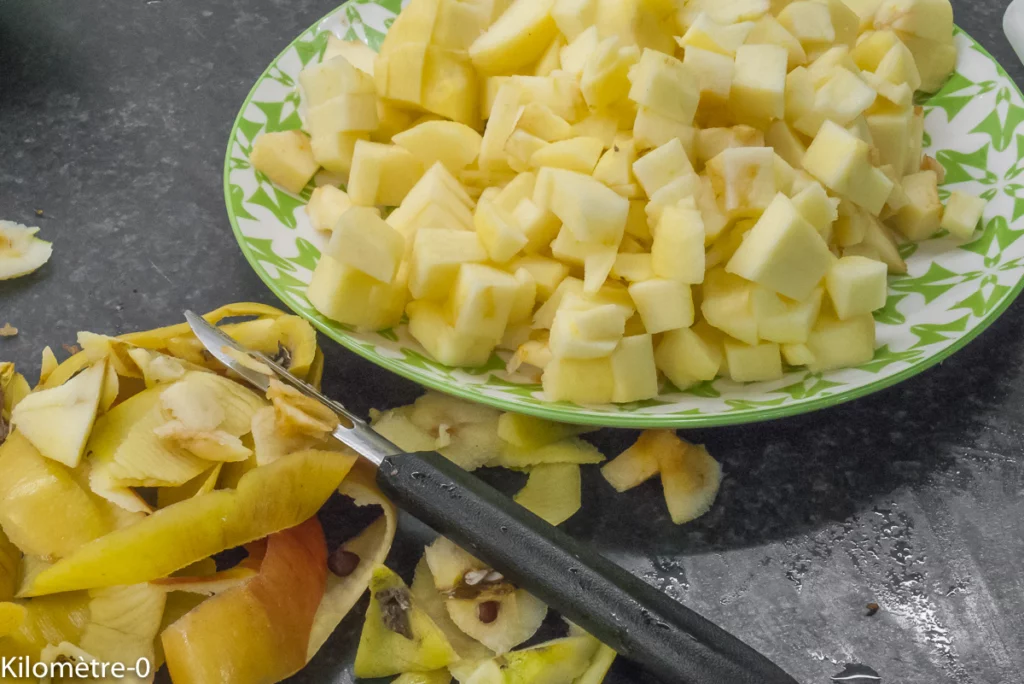Apple crumble cake, gâteau irlandais - Étape 1