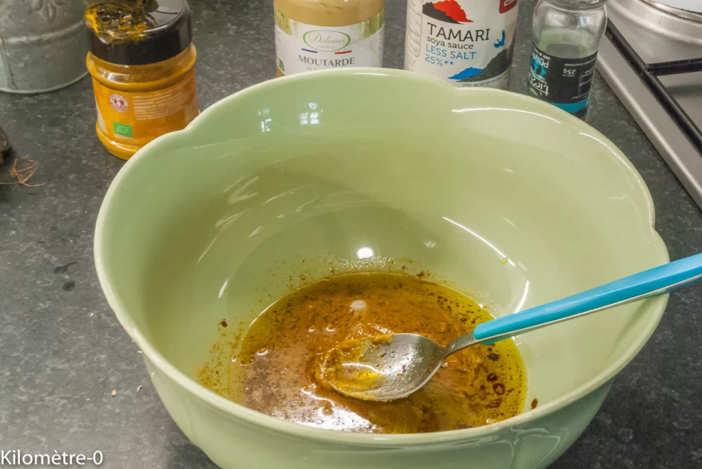 Salade de chou rouge au bœuf - Étape 4