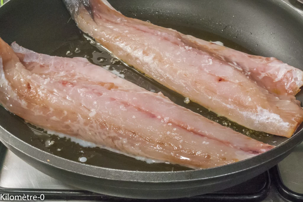 Bar aux brocolis, sauce à l&rsquo;orange - Étape 5