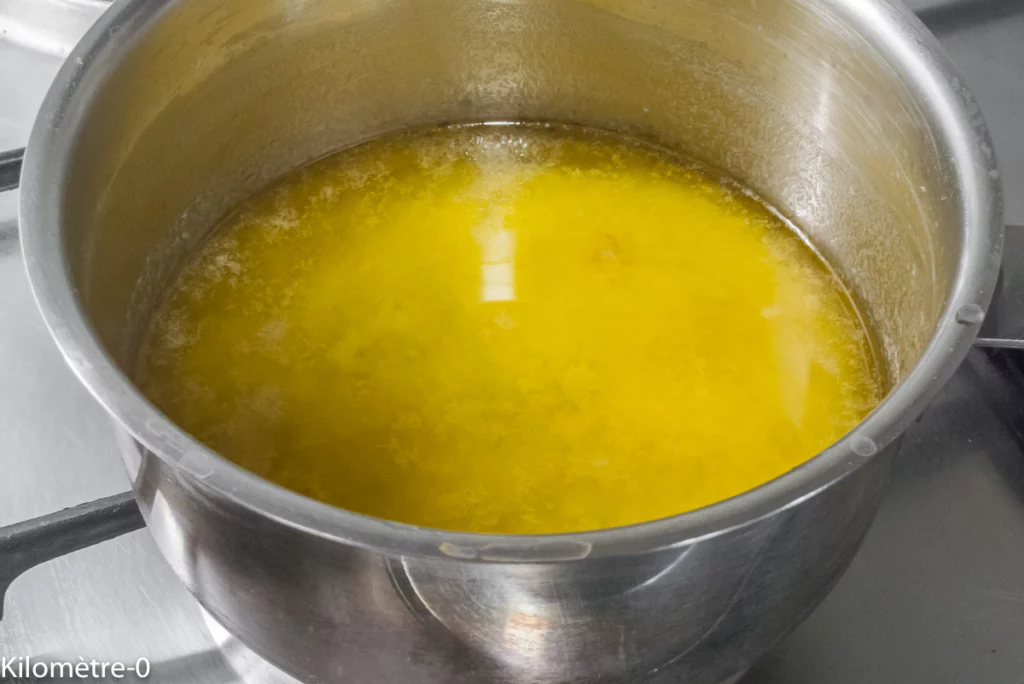 Gâteau du matin épeautre, compote de pommes et chocolat - Étape 2