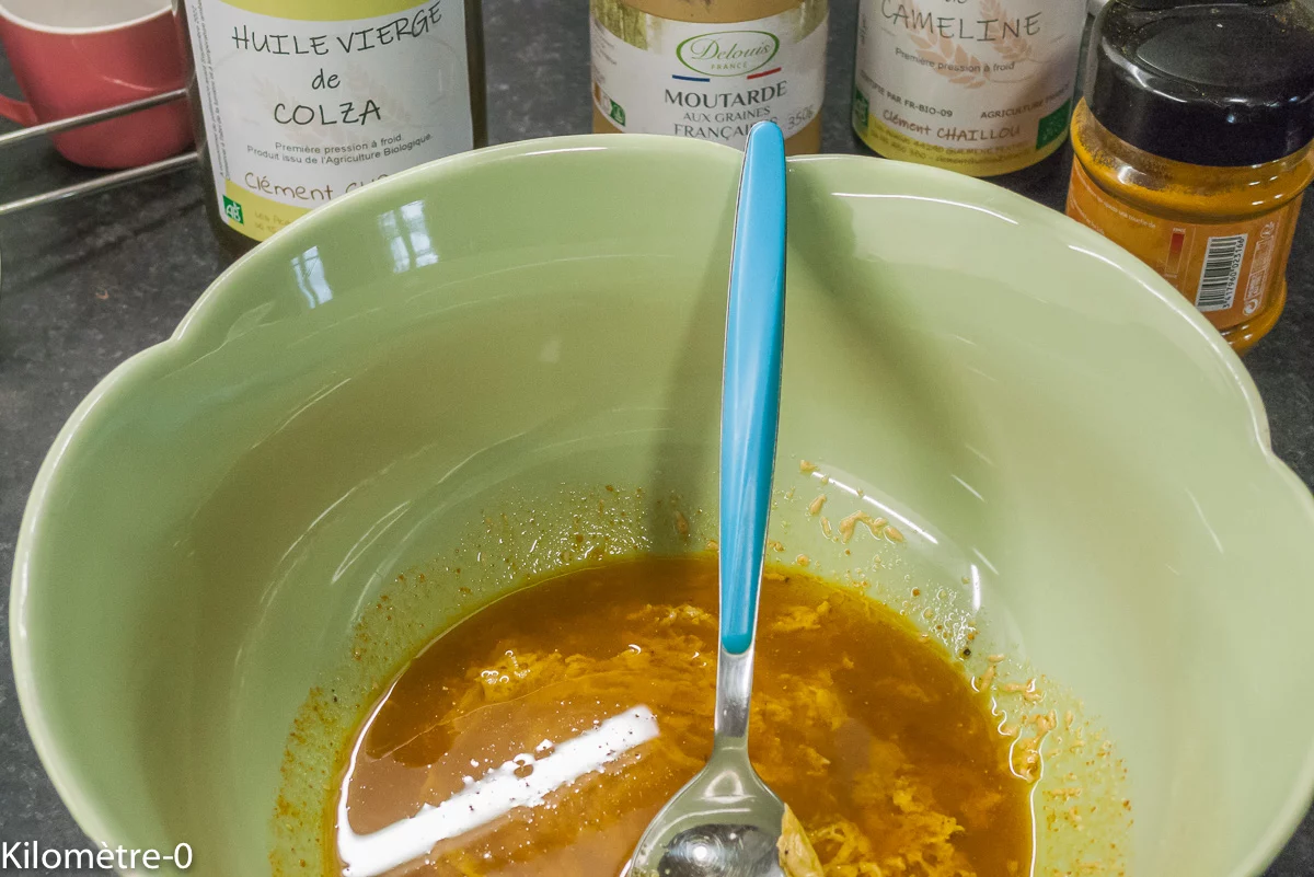 Photo de recette de Kilomètre-0, blog de cuisine réalisée à partir de produits de saison et issus de circuits courts
