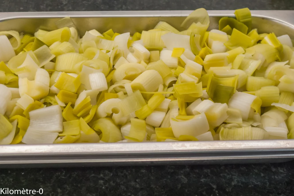 Salade de petit épeautre aux carottes nouvelles et aux poireaux - Étape 1