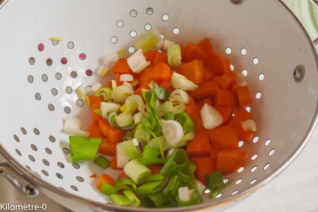 Tofu aux champignons et légumes printaniers - Étape 3