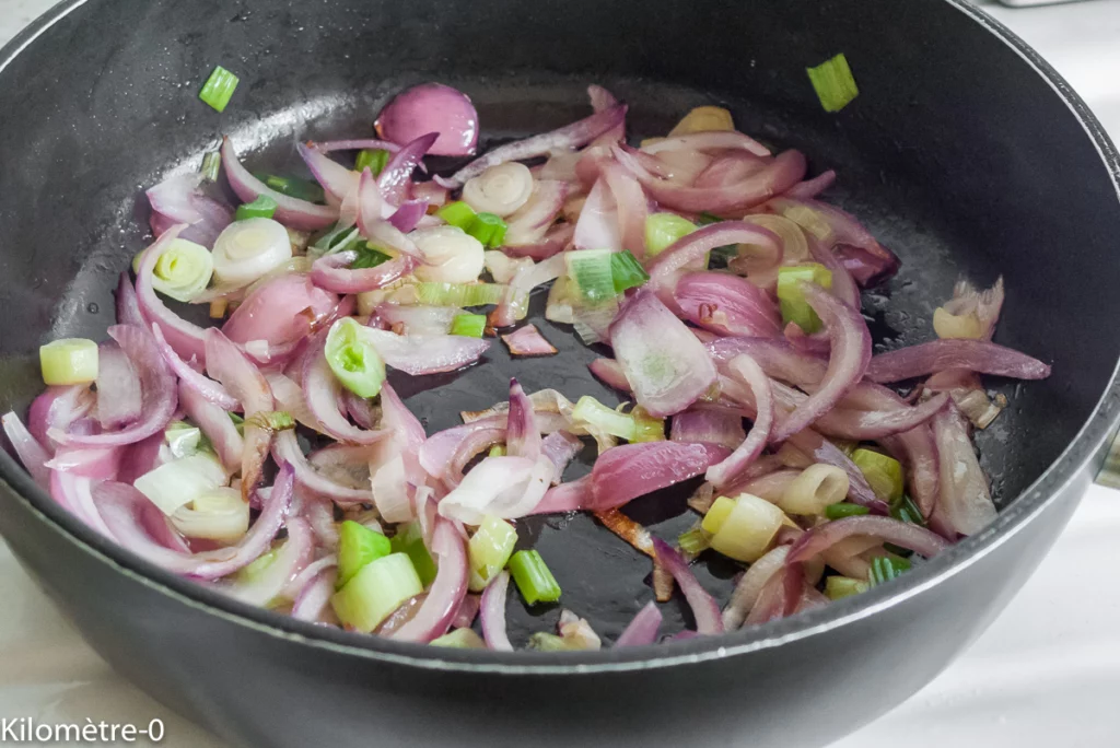 Frittata de pommes de terre nouvelles et courgettes - Étape 3