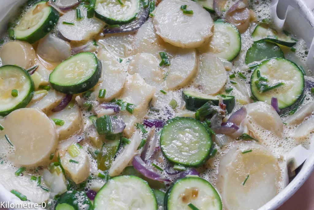 Frittata de pommes de terre nouvelles et courgettes - Étape 7