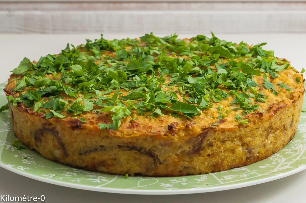 Photo de recette de Gâteau de chou fleur, gâteau salé, chou, chou fleur, printemps, automne, végétarien, facile, healthy, facile, Kilomètre-0, blog de cuisine réalisée à partir de produits de saison et issus de circuits courts