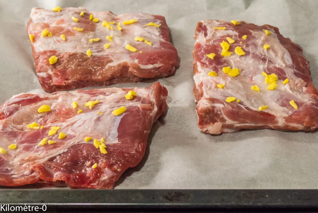 Travers de porc de printemps aux pommes de terre nouvelles - Étape 2