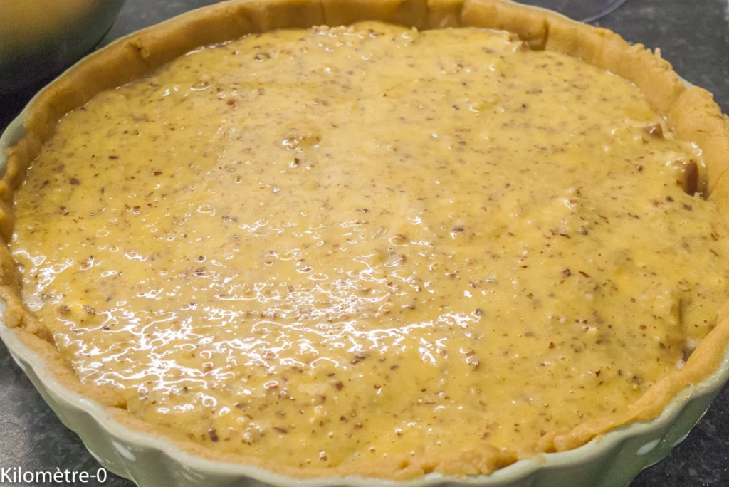 Tarte aux amandes et à la rhubarbe - Étape 16