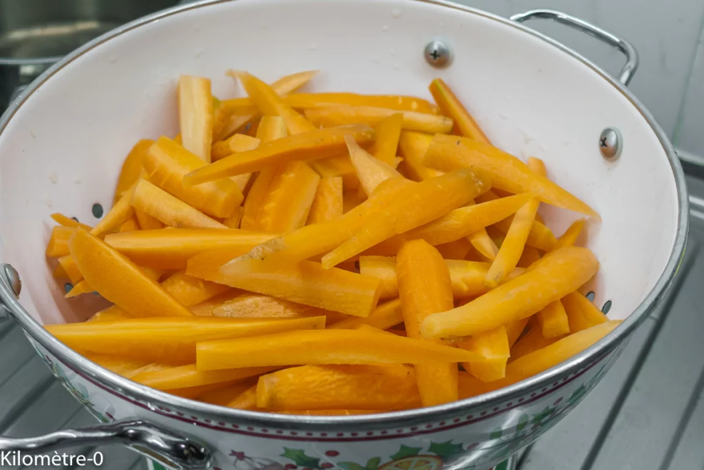 Carottes aux épices et aux amandes - Étape 2