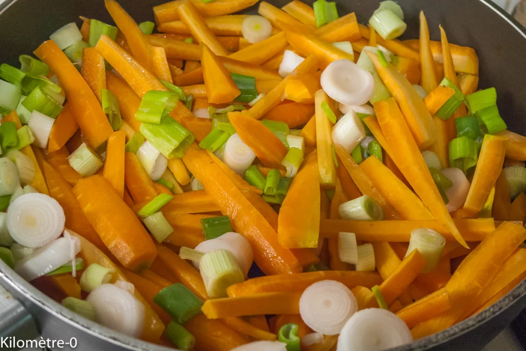 Carottes aux épices et aux amandes - Étape 4
