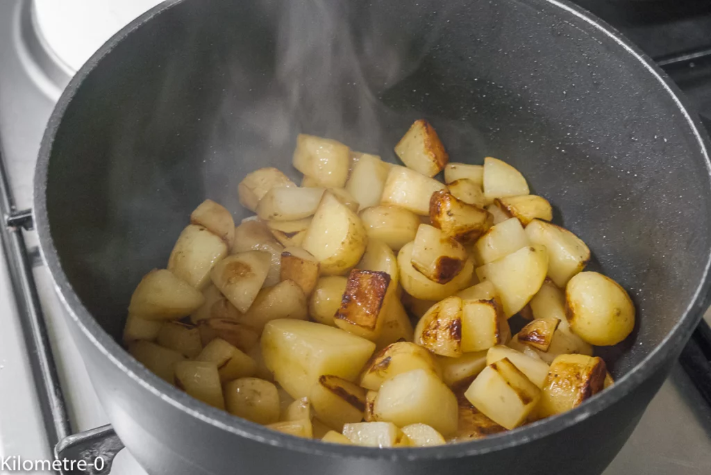 Pintade aux légumes printaniers (carottes et pommes de terre) - Étape 8
