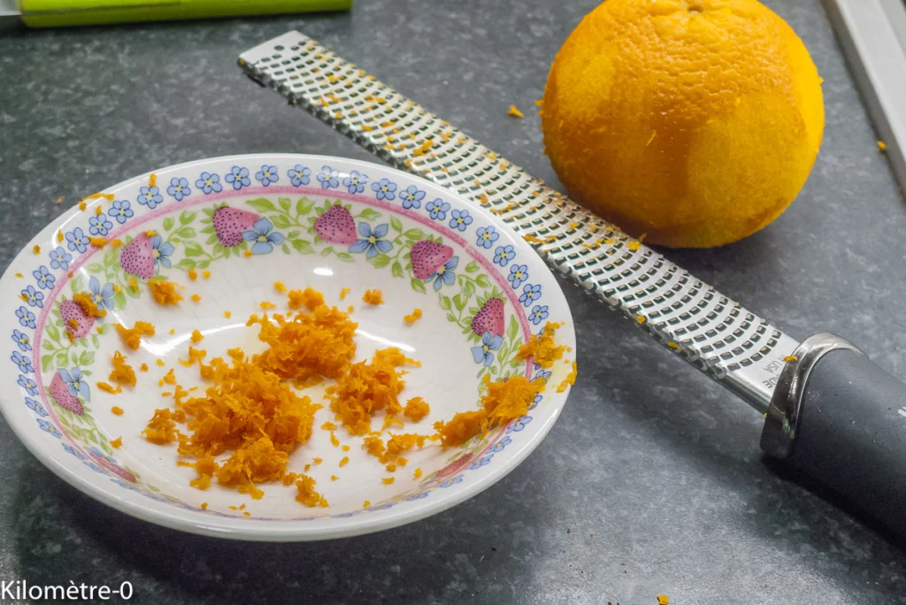 Gâteau flan à l&rsquo;orange, dessert portugais - Étape 2