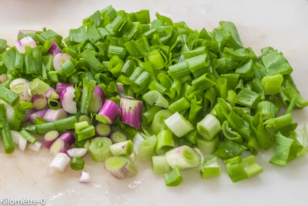 Boudins noirs aux petits pois et aux pommes - Étape 1