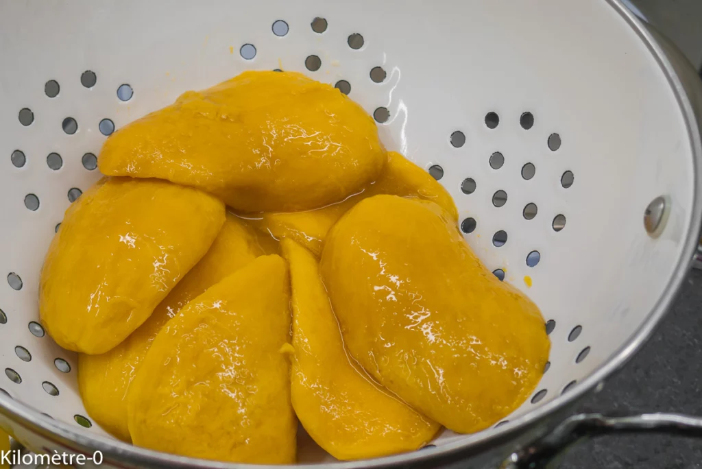 Aiguillettes de canard à la mangue sur lit de salade - Étape 2