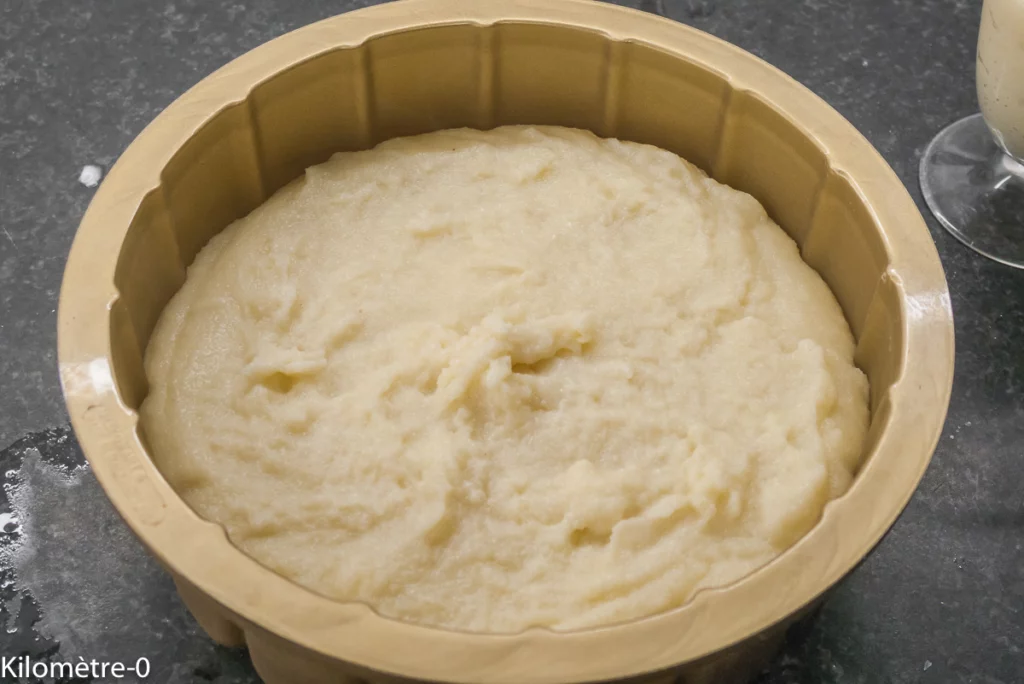 Semoule de blé au lait de coco et au coulis de myrtille - Étape 4