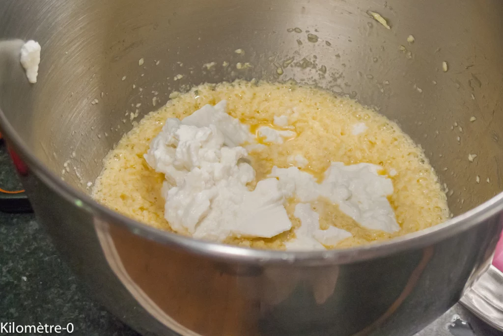 Gâteau du matin au petit épeautre, aux framboises et à la noix de coco - Étape 2