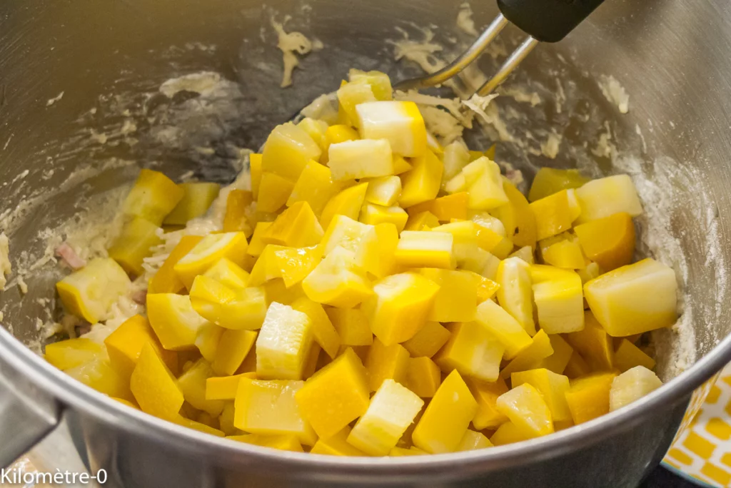 Cake courgette, jambon, emmental - Étape 5