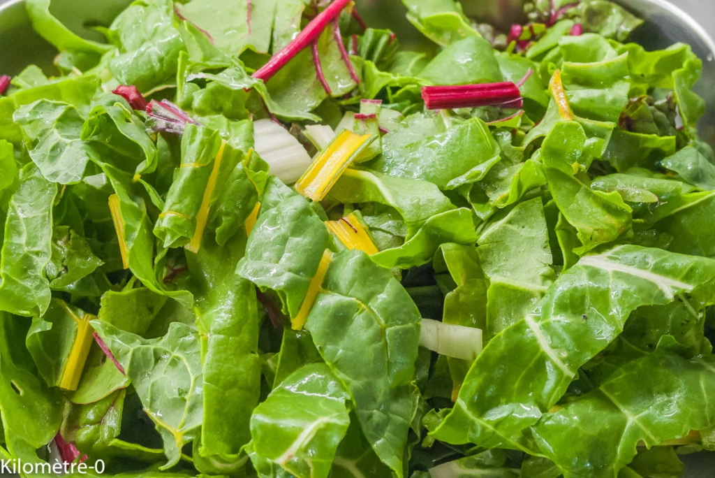 Blettes au thon à la catalane très facile - Étape 1