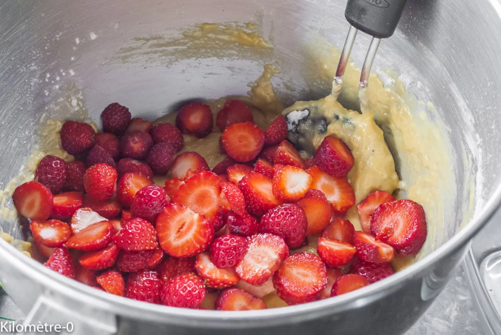 Cake aux fraises et aux pistaches - Étape 4