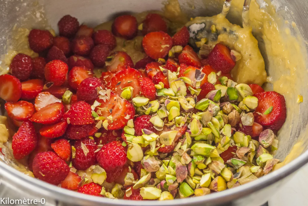 Cake aux fraises et aux pistaches - Étape 5