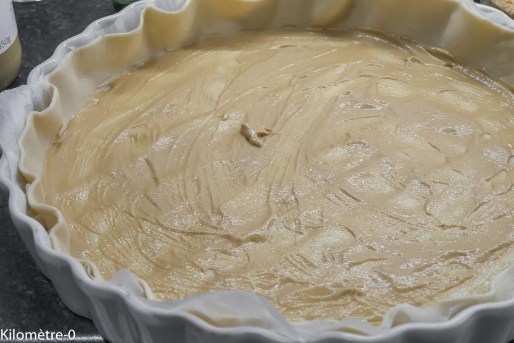 Tarte à la moutarde et aux courgettes - Étape 1