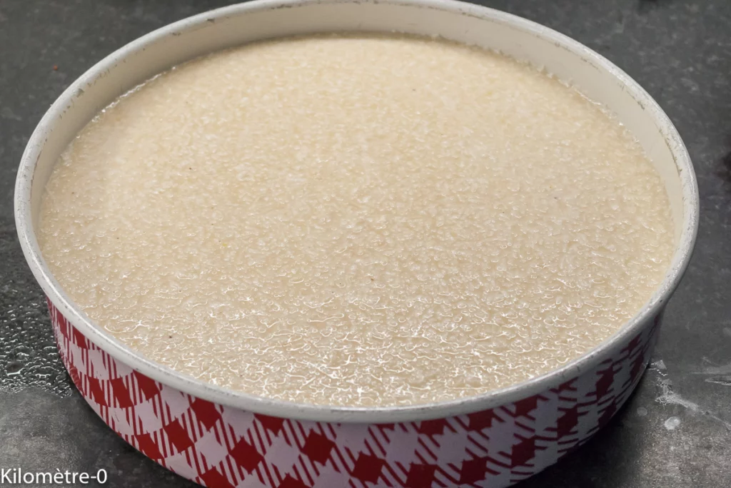 Flan protéiné à la noix et au lait de coco - Étape 4