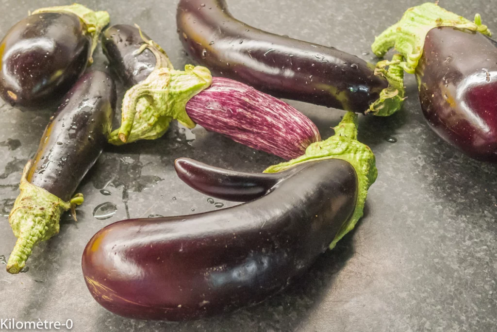 Boulettes d&rsquo;aubergines aux haricots blancs - Étape 1