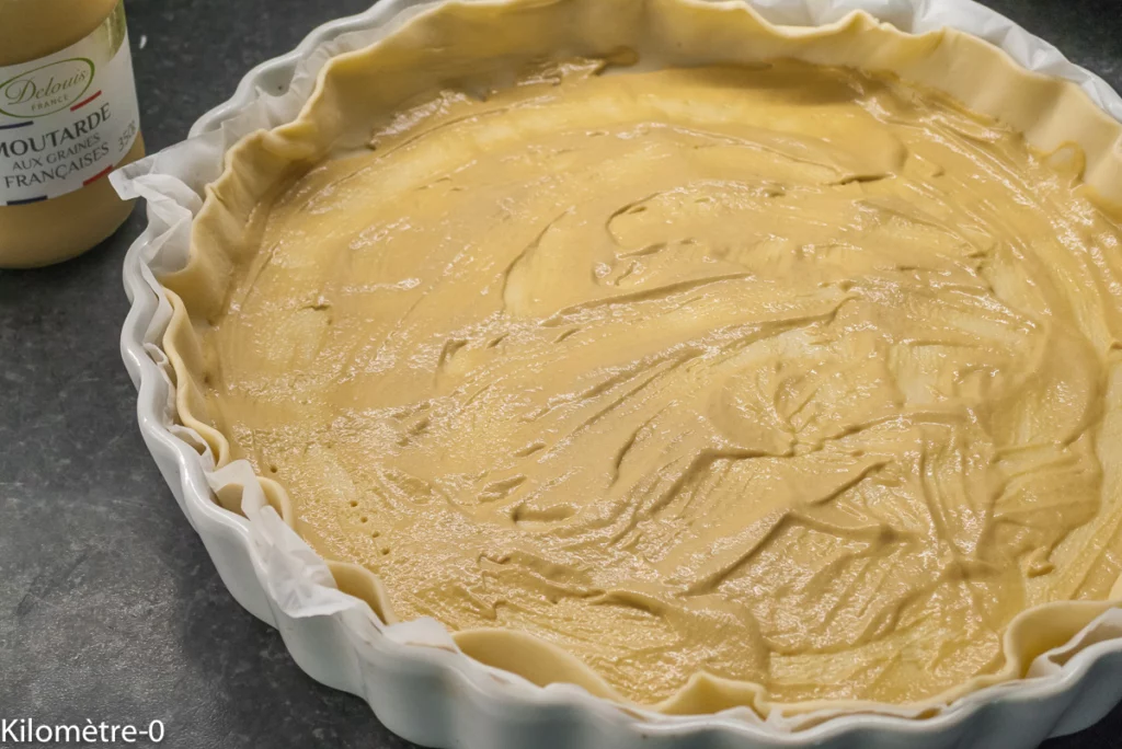 Tarte spirale moutarde, courgettes et sarriette - Étape 3