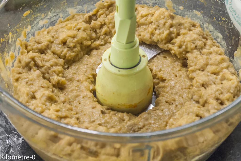 Boulettes d&rsquo;aubergines aux haricots blancs - Étape 4