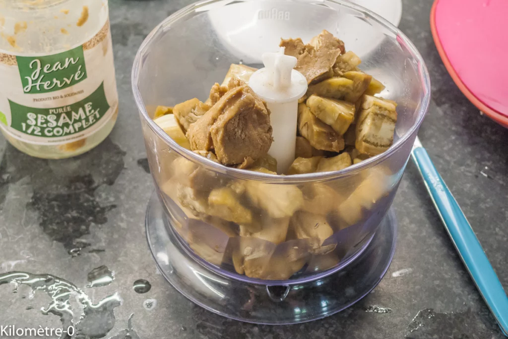 Boulettes d&rsquo;aubergines aux haricots blancs - Étape 6