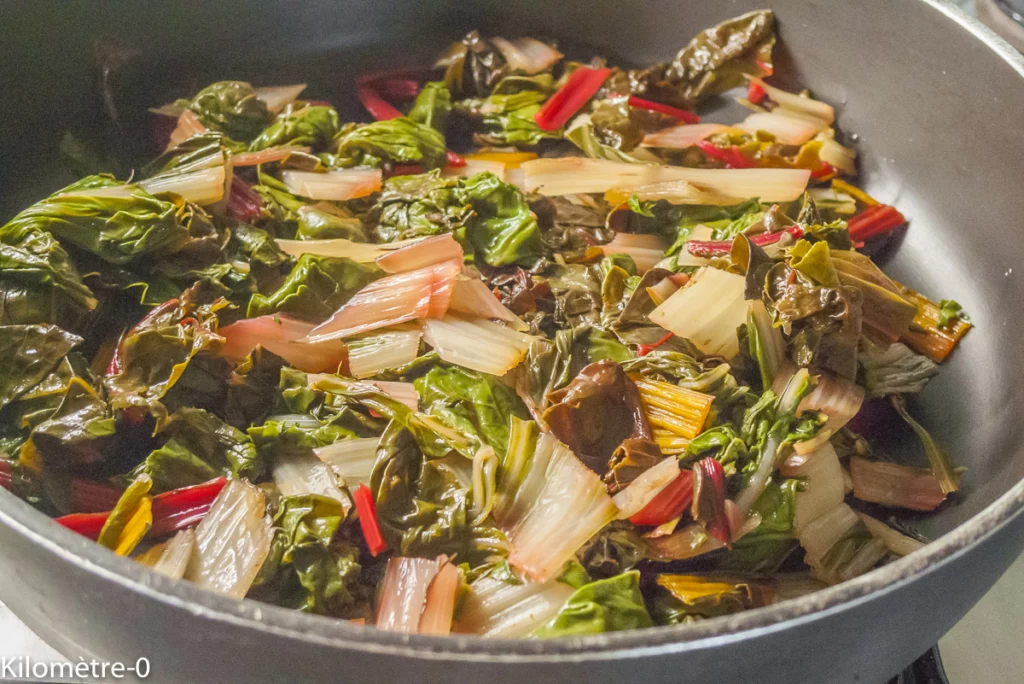 Blettes au thon à la catalane très facile - Étape 2