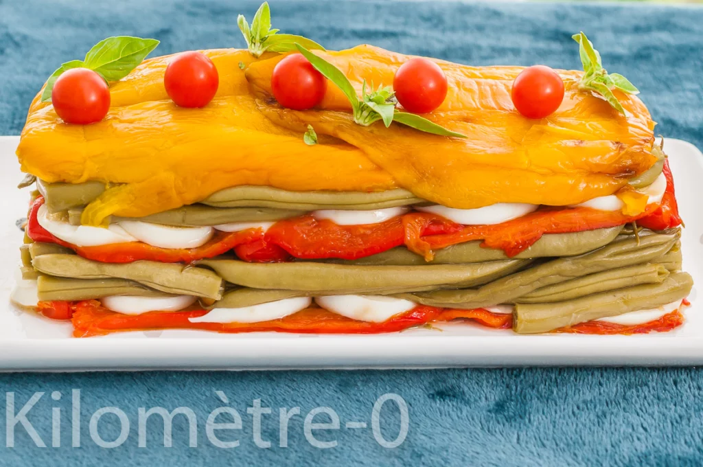 Terrine aux haricots verts, poivrons et oeufs - Étape 10