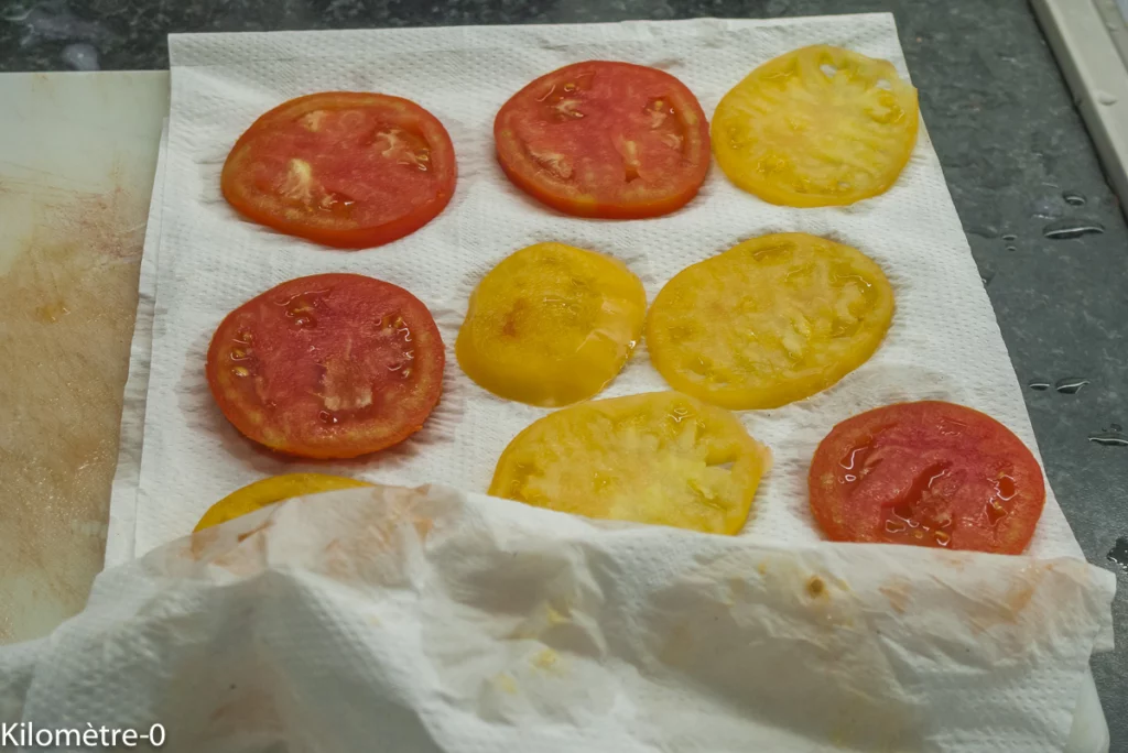 Tarte fine aux tomates, aubergines et sardines - Étape 3