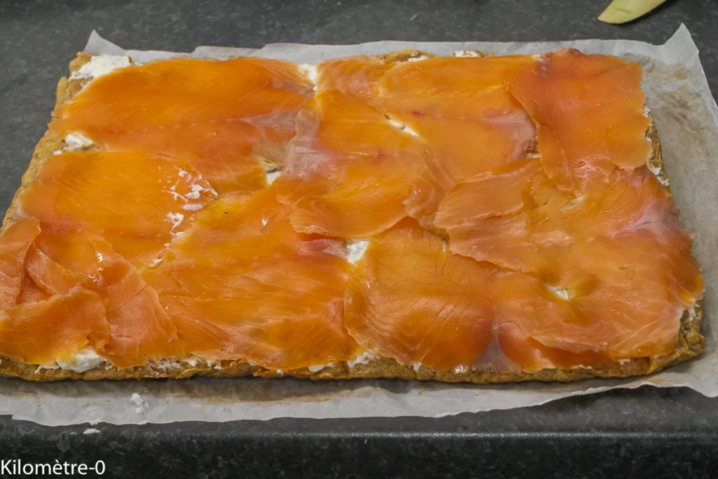 Roulés de truite fumée aux courgettes et au fromage frais - Étape 11