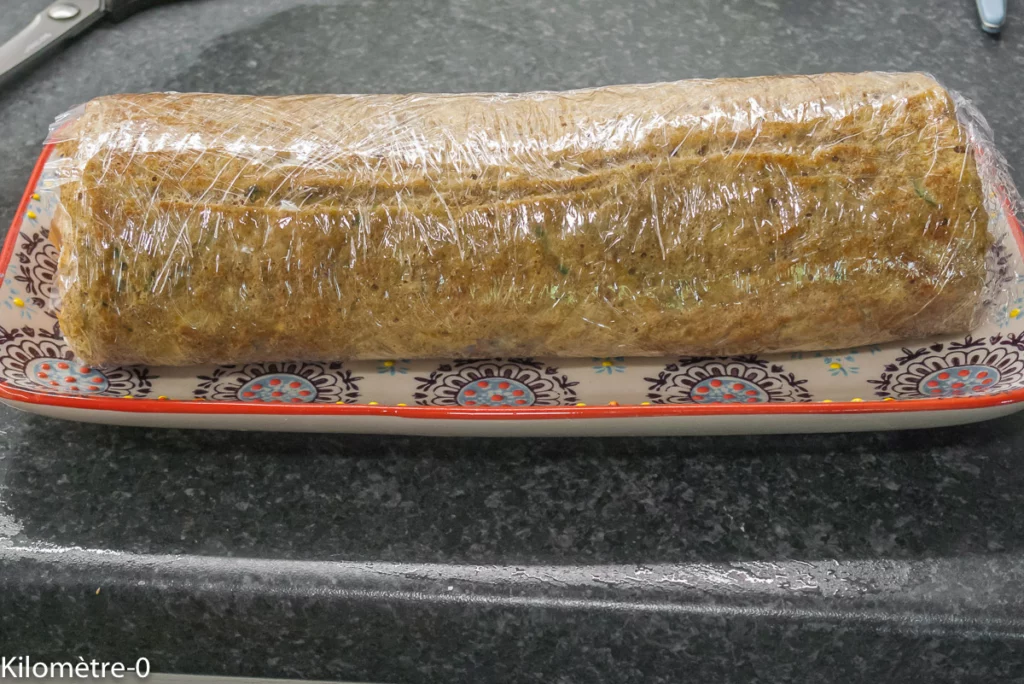 Roulés de truite fumée aux courgettes et au fromage frais - Étape 12