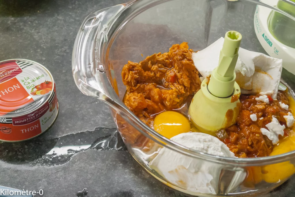 Terrine au thon à la catalane très facile - Étape 1