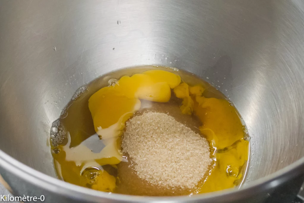 Gâteau aux framboises, à la ricotta, aux pistaches et au citron - Étape 2