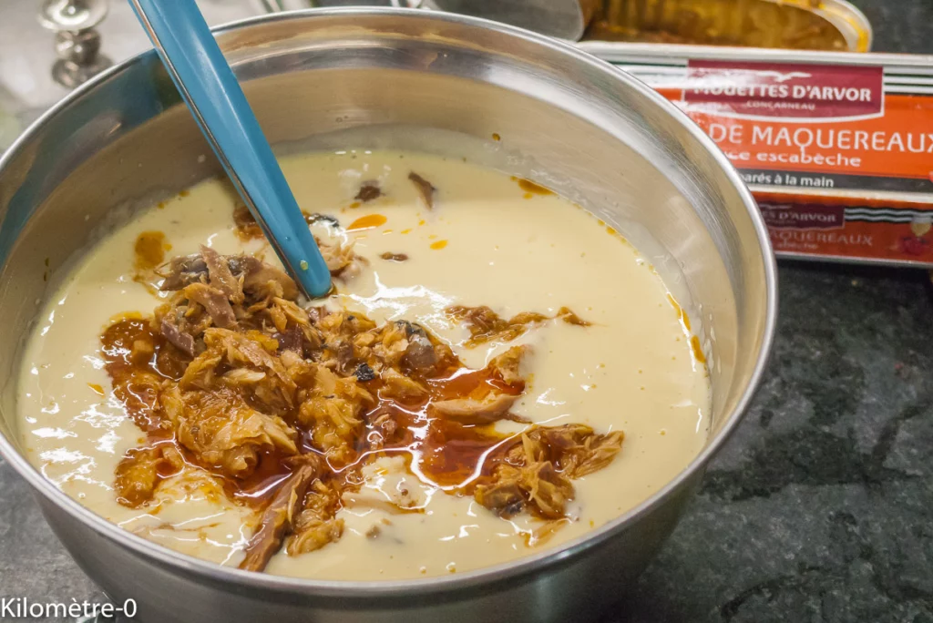 Quiche aux blettes et carottes aux maquereaux à l&rsquo;escabèche - Étape 4