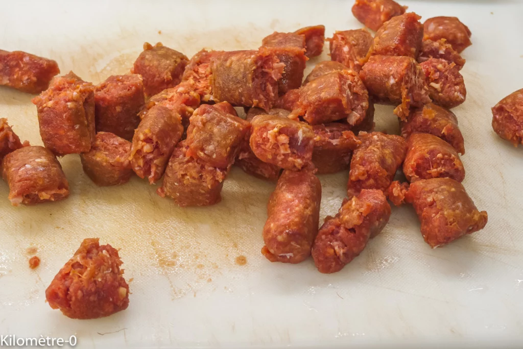 Curry d&rsquo;aubergines aux merguez - Étape 3