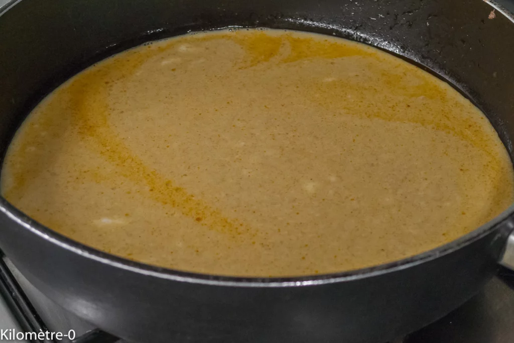 Curry d&rsquo;aubergines aux merguez - Étape 6