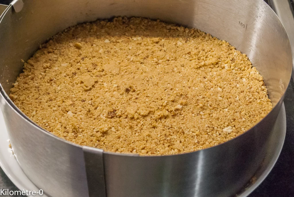 Cheesecake sans cuisson au cassis - Étape 3