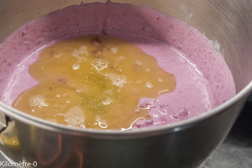 Cheesecake sans cuisson au cassis - Étape 5