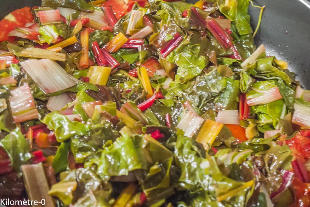 Quiche aux blettes et carottes aux maquereaux à l&rsquo;escabèche - Étape 1