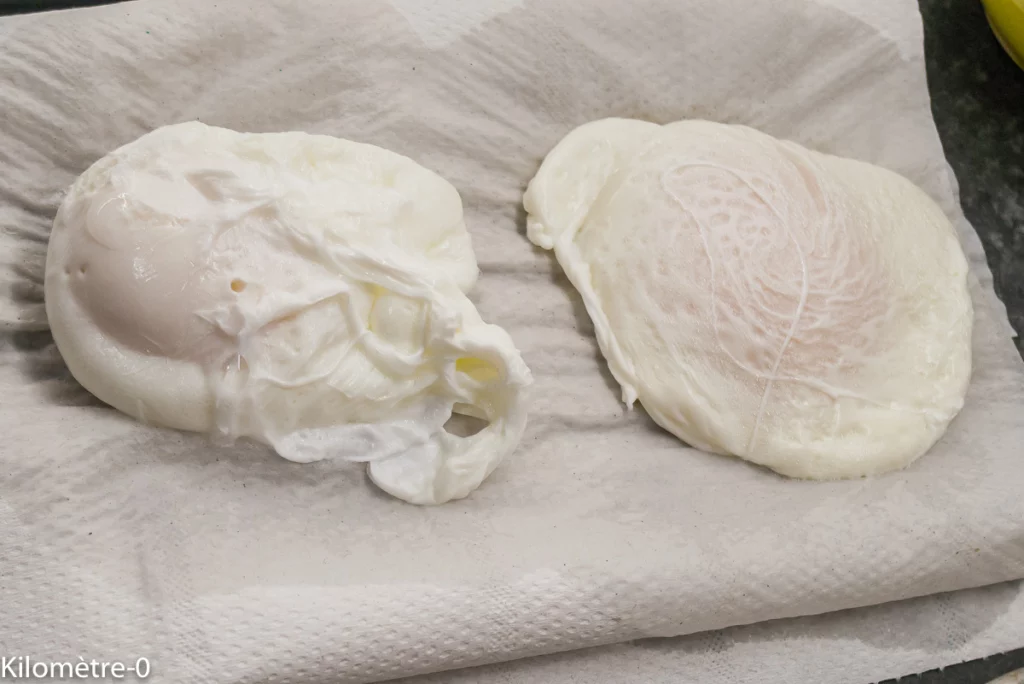 Pâtes aux haricots blancs, curry de blettes, oeufs pochés - Étape 7